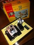 Vintage Brownie camera in box