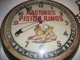 RARE HASTINGS PISTON CLOCK