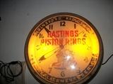 RARE HASTINGS PISTON CLOCK