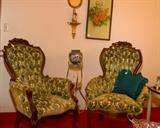 PAIR VICTORIAN CHAIRS