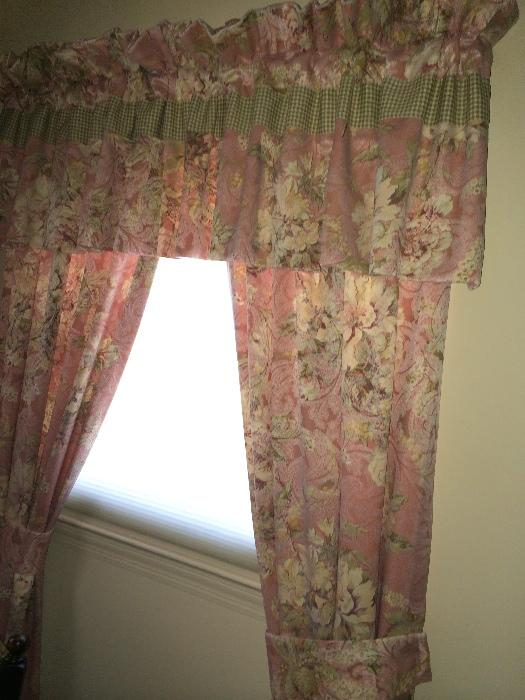 pretty matching curtains