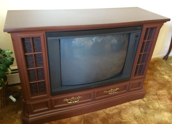 Zenith console TV, works