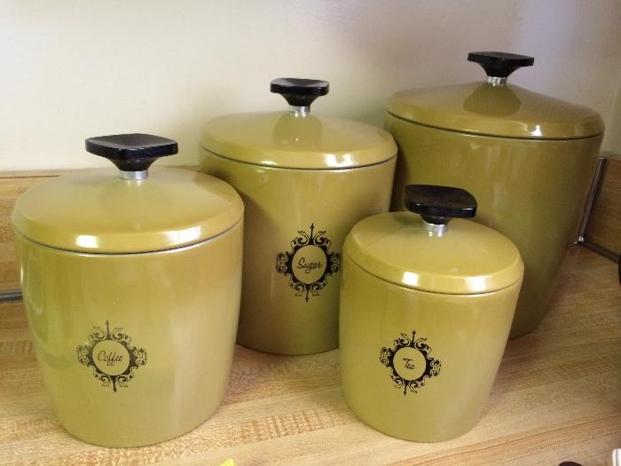 Vintage Westbend canisters 
