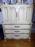 1940 french white/gilt dresser