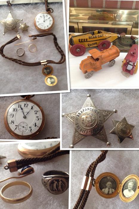 Jewelry, Hamilton Pocket Watch, Morning Locket