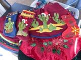 Brand new Christmas tree skirts and stockings