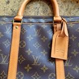 Detail, Vintage Louis Vuitton luggage