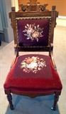 Victorian needlepoint chair