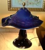 Original blown-glass table lamp