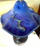 Original blown-glass table lamp