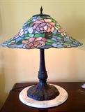 Stained-glass table lamp