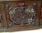 Detail, Antique Italian Vitrine