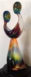 Loredano Rosin, Murano, Italy, original glass sculpture, signed