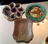 Antique Wedgwood Majolica, Caneware