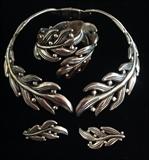 Margot de Taxco Sterling Silver Laurel Set