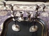 Antique Sterling candlelabras