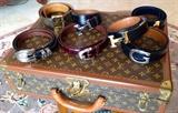 Selection, men's belts, Louis Vuitton, Hermes, Gucci, Barry Kieselstein-Cord, Prada