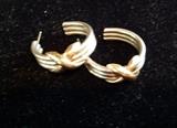 Designer gold and silver earrings
