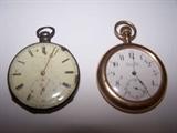 Swiss Silver Key Wind Key Set Pocketwatch; 12 Size 15 Jewel Open Face Gold Filled Pocket watch - Voss & Rich, Oakland, California
