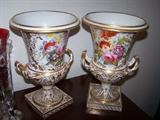 crown derby urns