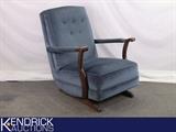 1936 Upholstered Rocking Chair
