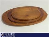 3 Vintage Made in Sweden Wood Trays

