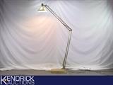 Large&nbsp;Brass Adjustable Standing Lamp
