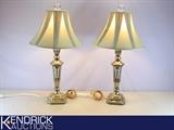 2 Solid Brass Berman Lamps
