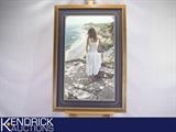 Large Wood Framed Print of "Coastline" by Steve Hanks
