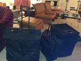 TUMI LUGGAGE & FRONTGATE FOLDED TWIN BED