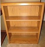 Oak Book Shelf with 3 shelves storage / display