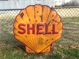 Shell oil porcelain sign by Artkraft circa 1940