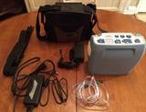 Activox Lifechoice portable oxygen concentrator w accessories.