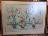 29"x41" Artist signed print, Edna Hibel