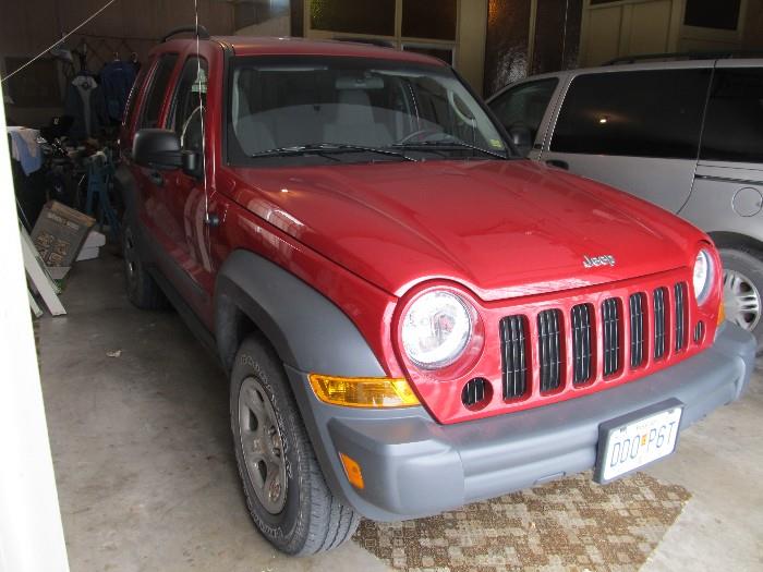 2006 Jeep Liberty 4x4 Trail Rated, only 53K+ miles, always kept in garage.