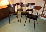Mid century dining chairs by Howell Modern Furniture