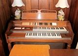 Story & Clark organ with storage bench