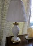 Porcelain table lamp by Lenox