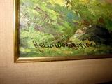 Original oil painting by listed artist Helio Wernegreen (Denmark)