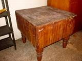 Vintage butcher block