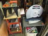 Garage (Inside) Ryobi 14" Miter Saw-Router table-