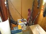 Garage (Inside) Fishing gear-poles (Fenwick)