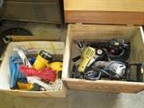 Garage (Inside)  Power tools-Flashlights