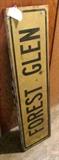 Vintage Forest Glen metal sign