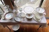 White ware including milkglass, Coalport, and more