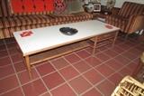 Modernist tile top table