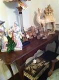    some of the many decorative items,tables, & lamps