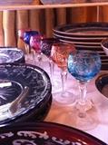                                        crystal stemware
