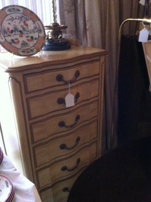                 French provincial lingerie chest