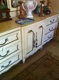                      triple French provincial dresser